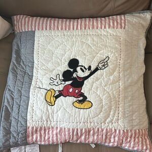 Pottery Barn Kids Mickey Sham 26x26